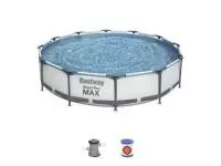 Купить Каркасный бассейн Steel Pro MAX, 366 х 76 см, комплект, BESTWAY в Минске с Доставкой по РБ