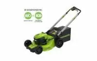 Купить Аккумуляторная газонокосилка Greenworks GD40LM48SPK4 40В (в комплекте АКБ + ЗУ) в Минске с Доставкой по РБ