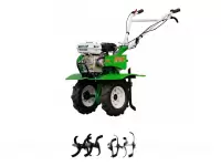 Мотоблок AURORA COUNTRY 900 MULTI-SHIFT с двигателем АЕ-7 7.0 л.с., колеса 4.00х10 (5.00х12) В комплекте: фрезы