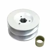 Купить Шкив ременной пос. 20мм шлиц (2 ручья,B-17мм,D85мм) в Минске с Доставкой по РБ