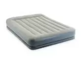 Надувная кровать с подголовником Queen Mid-Rise, 152х203х30 см, встроенный электрич. насос, INTEX Надувная кровать с подголовником Queen Mid-Rise, 152х203х30 см, встроенный электрич. насос, INTEX