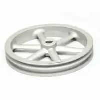 Шкив ременной пос.20мм шпонка (2 ручья,А-13мм,D255мм)