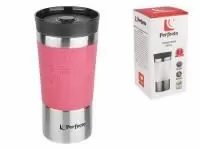 Термокружка, 380 мл, нержавеющая сталь, pink, PERFECTO LINEA (отверстие для питья 360°) Термокружка, 380 мл, нержавеющая сталь, pink, PERFECTO LINEA (отверстие для питья 360°)