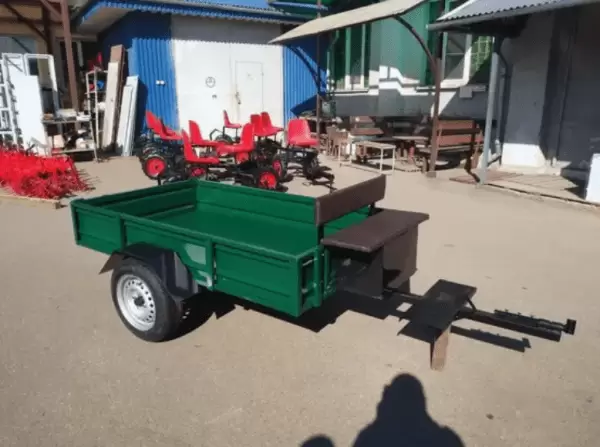 Купить Прицеп-тележка для мотоблока ТМ-4/600 колеса R13. Размер кузова 2000х1200мм. в Минске с Доставкой по РБ