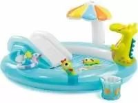 Купить Надувной игровой центр Крокодил, 203х173х89 см, INTEX (от 3 лет) в Минске с Доставкой по РБ