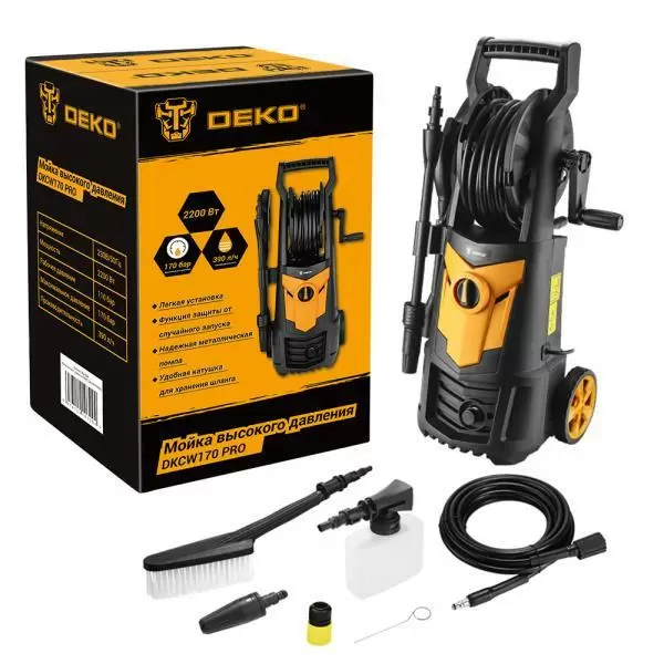Мойка высокого давления DEKO DKCW170 PRO Мойка высокого давления DEKO DKCW170 PRO