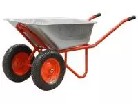 Купить Тачка строительная ECO WB351-2 (130л, 350кг, 2 пневмоколеса 4.00-8) в Минске с Доставкой по РБ