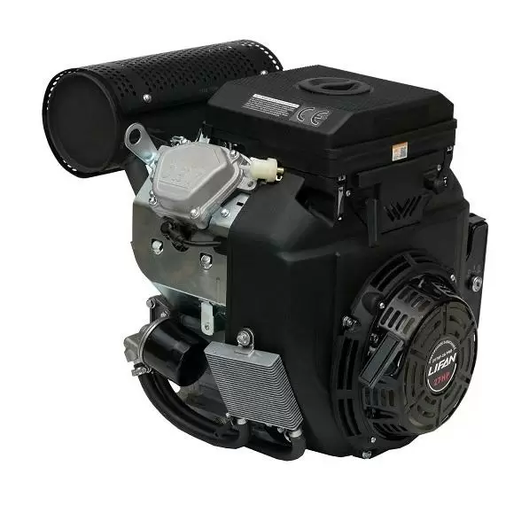 Двигатель Lifan LF2V78F-2A PRO(New), 27 л.с. D25 20А датчик давл./м, м/радиатор, ручн.+электр. зап — двигатель для техники