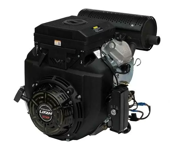 Двигатель Lifan LF2V78F-2A PRO(New), 27 л.с. D25  3А датчик давл./м, м/рад-р, ручн.+электр. запуск — двигатель для техники