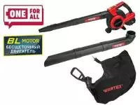 Купить Аккум. воздуходувка WORTEX BB 2536-1 D в кор. ALL1 SOLO (36 В (2х18 В), макс.объем возд. потока 550 м куб/ч, функция пылесоса с мульчированием, БЕСЩЁТ в Минске с Доставкой по РБ