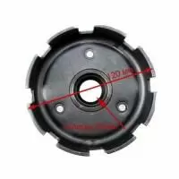 Корзина сцепления мотоблока 6-8лс (20мм шлицы, 8 лепестков)