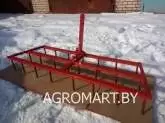Борона для мотоблока трехрядная