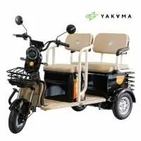 Трицикл электрический AP-H009-25 YAKAMA (чер-беж.)