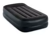 Надувная кровать с подголовником Twin, 99х191х42 см, встроенный электрич. насос, INTEX Надувная кровать с подголовником Twin, 99х191х42 см, встроенный электрич. насос, INTEX