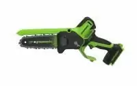 Мини-пила цепная аккумуляторная Greenworks G24CS15 24В