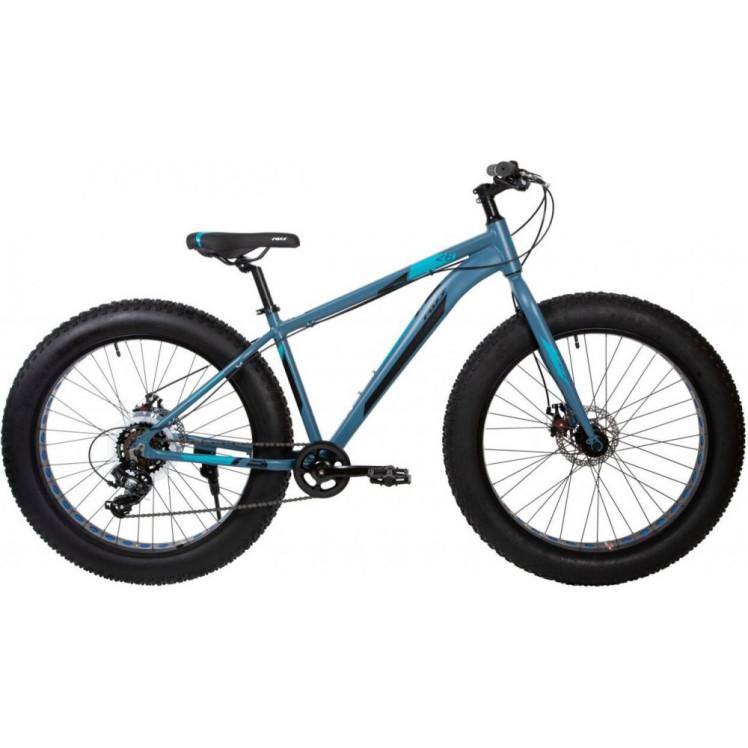 Купить Горный велосипед (хардтейл) Велосипед FOXX BUFFALO 26" FATBIKE синий, алюминий, размер 17" в Минске с Доставкой по РБ