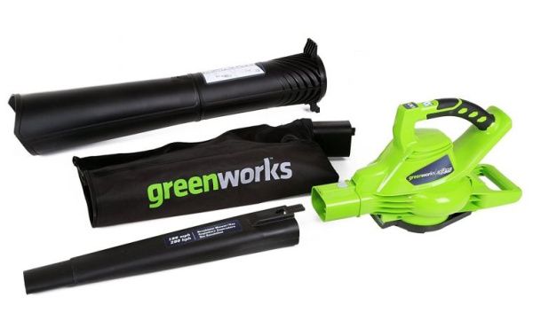 Купить Воздуходув-пылесос аккумуляторный  Greenworks GD40BV 40В в Минске с Доставкой по РБ
