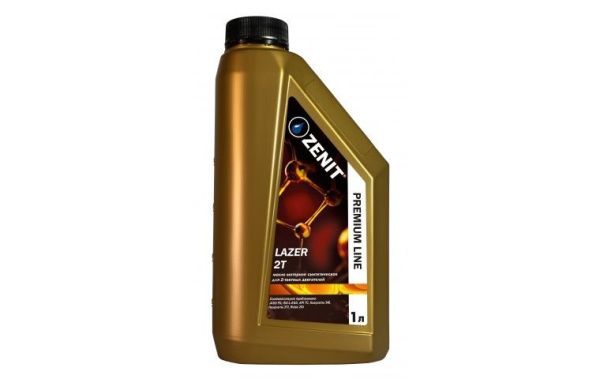 Купить Масло моторное синтетическое для 2-тактных  ZENIT Premium Line LAZER 2T, 1 л в Минске с Доставкой по РБ