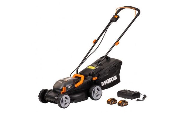 Купить Аккумуляторная газонокосилка WORX WG779E.1 40В (в комплекте АКБ + ЗУ) в Минске с Доставкой по РБ