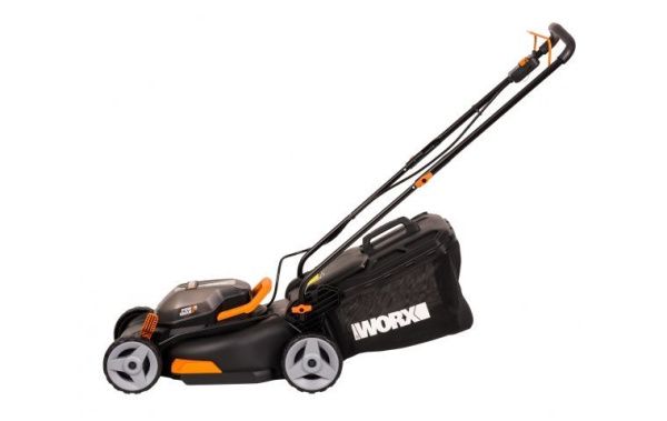 Купить Аккумуляторная газонокосилка WORX WG743E 40В (в комплекте АКБ + ЗУ) в Минске с Доставкой по РБ