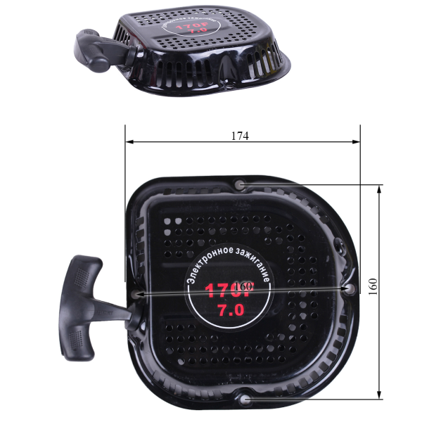 Приобрести Стартер ручной D-type 168F(GX200)-170F(GX210) в Минске с Доставкой по РБ Купить Стартер ручной D-type 168F(GX200)-170F(GX210) в Минске с Доставкой по РБ