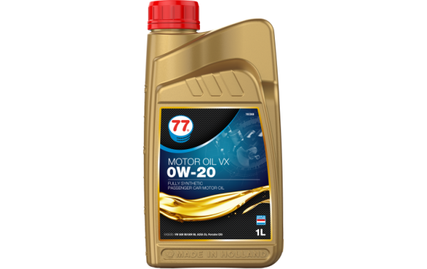 Купить Масло моторное синтетическое  77 Lubricants Motor Oil VX 0W-20, 1 л в Минске с Доставкой по РБ