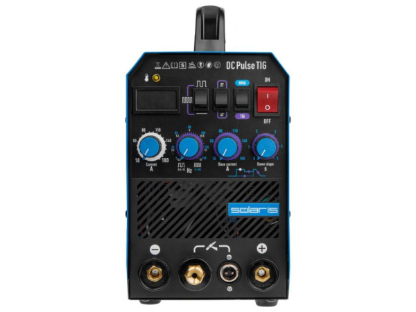 Купить Инверторный аппарат аргонодуговой сварки SOLARIS TIG-200P (DC TIG; HF; Pulse; MMA; 180 A; 150 В-240 В) в Минске с Доставкой по РБ