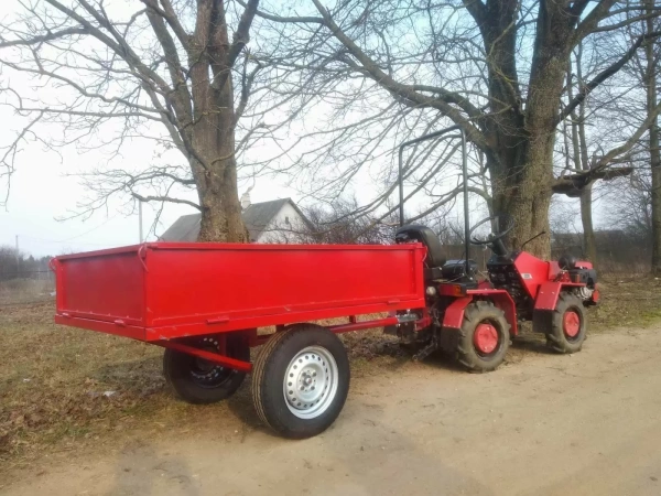 Купить Прицеп для минитрактора усиленный - (Крепыш) в Минске с Доставкой по РБ