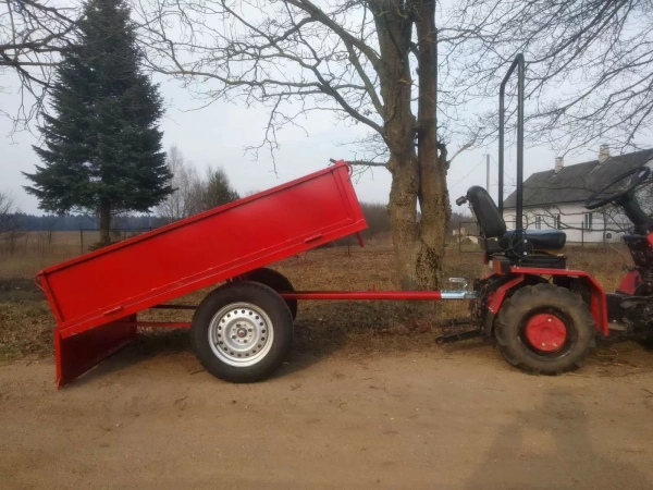 Купить Прицеп для минитрактора усиленный - (Крепыш) в Минске с Доставкой по РБ