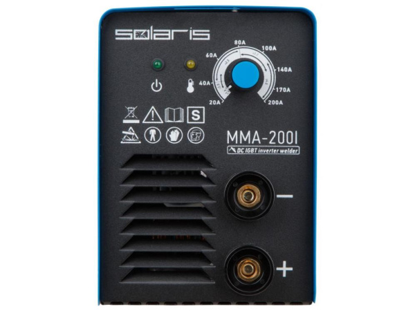 Приобрести Инвертор сварочный SOLARIS MMA-200I (230В, 20-200 А, 70В, электроды диам. 1.6-4.0 мм, вес 3.4 кг) в Минске с Доставкой по РБ Купить Инвертор сварочный SOLARIS MMA-200I (230В, 20-200 А, 70В, электроды диам. 1.6-4.0 мм, вес 3.4 кг) в Минске с Доставкой по РБ