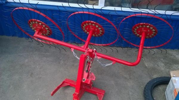 Купить Грабли-сеноворошилки для мотоблока ВМ-3 3-х колесная (ПАХАРЬ) в Минске с Доставкой по РБ