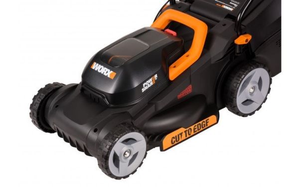 Купить Аккумуляторная газонокосилка  WORX WG730E 20В (в комплекте АКБ + ЗУ) в Минске с Доставкой по РБ