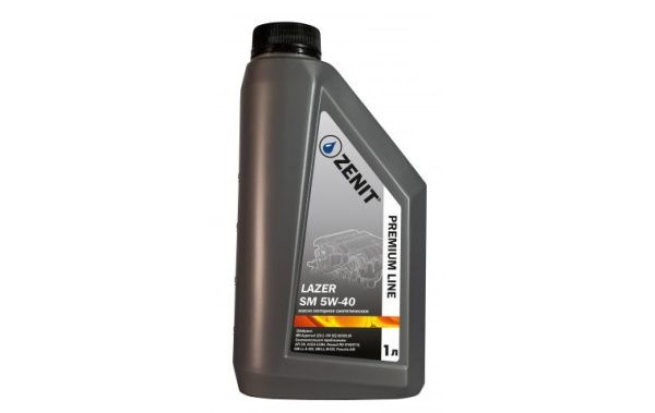 Купить Масло моторное синтетическое  ZENIT LAZER SM 5W-40, 1 л в Минске с Доставкой по РБ