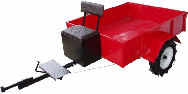 Купить Прицеп-тележка для мотоблока ТМ-2/550 (колеса 5*12) в Минске с Доставкой по РБ