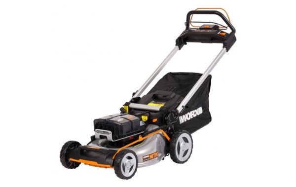 Купить Аккумуляторная самоходная газонокосилка  WORX WG761E 80В (в комплекте АКБ + ЗУ) в Минске с Доставкой по РБ