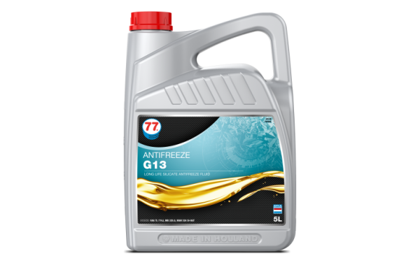 Купить Антифриз-концентрат светло-красный/ фиолетовый 77 Lubricants Antifreeze G13, 5л в Минске с Доставкой по РБ