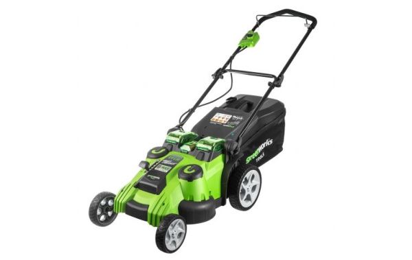Купить Аккумуляторная газонокосилка Greenworks G40LM49DB TwinForce 40В в Минске с Доставкой по РБ