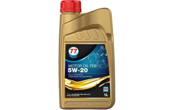 Купить Масло моторное синтетическое  77 Lubricants Motor Oil FEB 5W-20, 1л в Минске с Доставкой по РБ