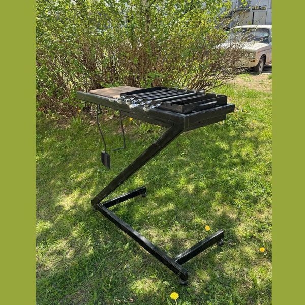 Приобрести Мангал STEELGRILL с разделочным столиком в Минске с Доставкой по РБ Купить Мангал STEELGRILL с разделочным столиком в Минске с Доставкой по РБ