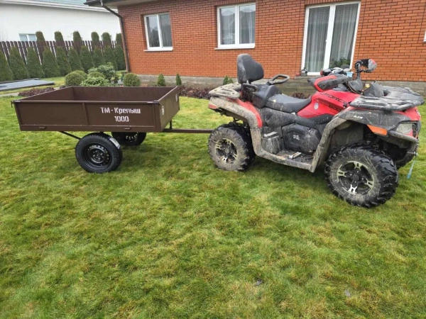 Купить Прицеп для квадроцикла легковой универсальный, колёса R13 (автомобильные) в Минске с Доставкой по РБ