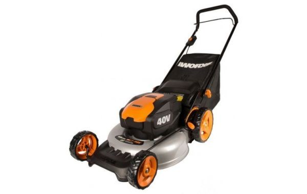 Купить Аккумуляторная газонокосилка WORX WG751Е 40В (в комплекте АКБ + ЗУ) в Минске с Доставкой по РБ