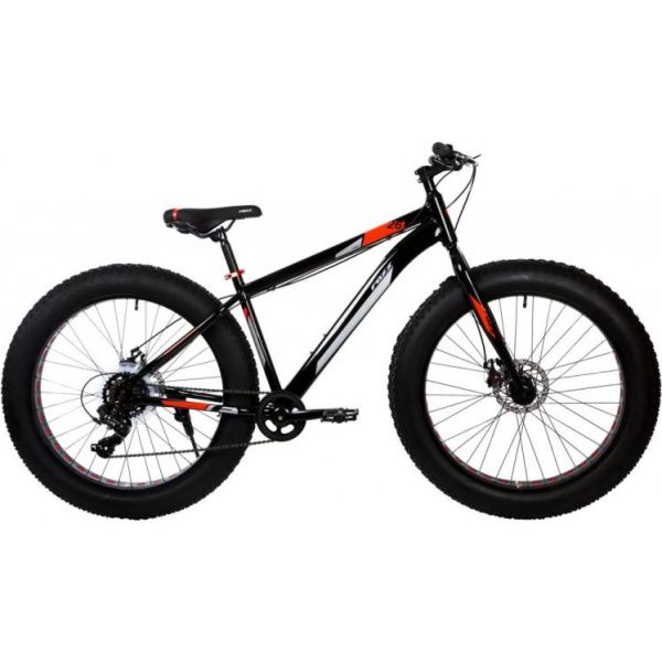 Купить Горный велосипед (хардтейл)
Велосипед FOXX JUMBO 26" FATBIKE черный, сталь, р-р 17" в Минске с Доставкой по РБ