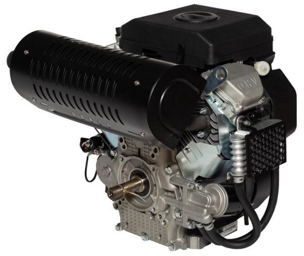 Двигатель Loncin LC2V78FD-2 (D type) (V-образн, 678 см куб, D28,575 мм, 20А, электрозапуск) — двигатель для техники