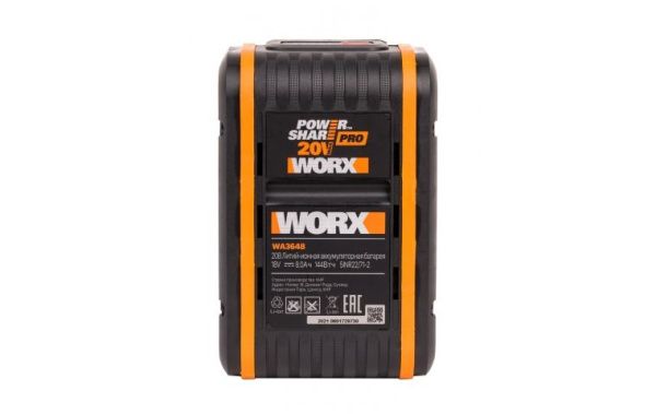 Купить Батарея Аккумуляторная WORX WA3648 PRO 8А/ч в Минске с Доставкой по РБ
