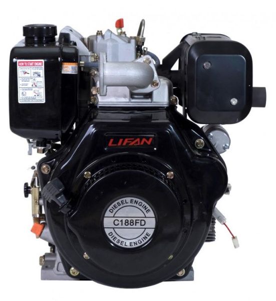 Двигатель Lifan Diesel 188FD D25, 6A — двигатель Lifan для техники