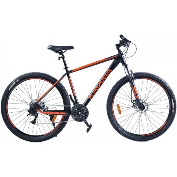 Купить Горный велосипед (хардтейл)
Велосипед KAYAMA RIO 29 2.0 BLACK/ORANGE в Минске с Доставкой по РБ
