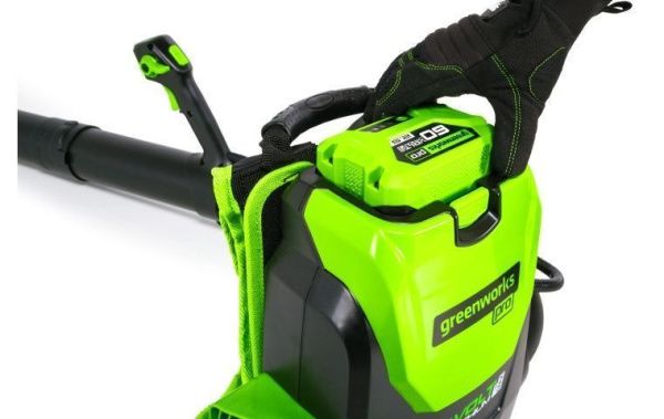 Купить Воздуходувка аккумуляторная ранцевая  Greenworks GD60BPB 60В в Минске с Доставкой по РБ