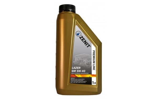Купить Масло моторное синтетическое ZENIT Premium Line LAZER SM 5W-40, 1 л в Минске с Доставкой по РБ