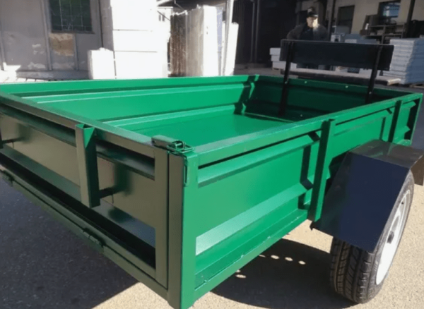 Купить Прицеп-тележка для мотоблока ТМ-4/600 колеса R13. Размер кузова 2000х1200мм. в Минске с Доставкой по РБ