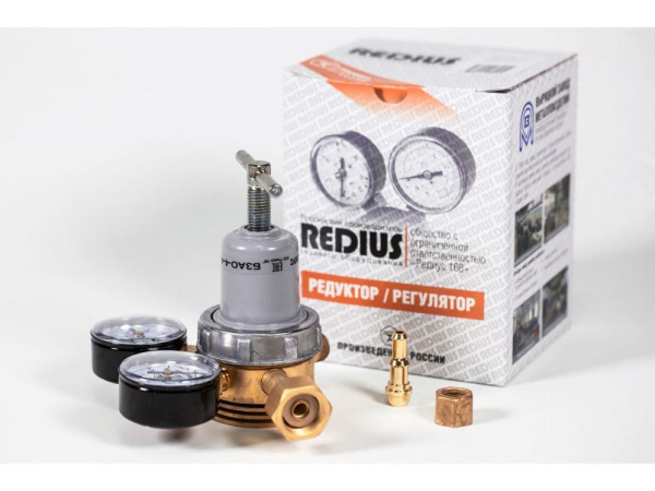Купить Редуктор для закиси азота БЗАО-4-4-1 (ООО "РЕДИУС 168") в Минске с Доставкой по РБ